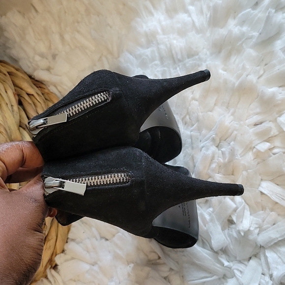 Sigerson morrison black suede cutout booties - Picture 4 of 10